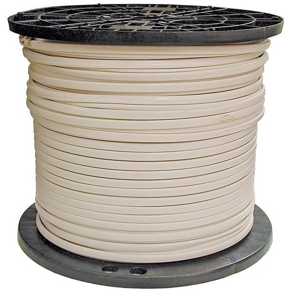 Southwire Sheathed Cable, 14 AWG Wire, 2 Conductor, 1000 ft L, Copper Conductor, PVC Insulation 14/2NM-WGX1000